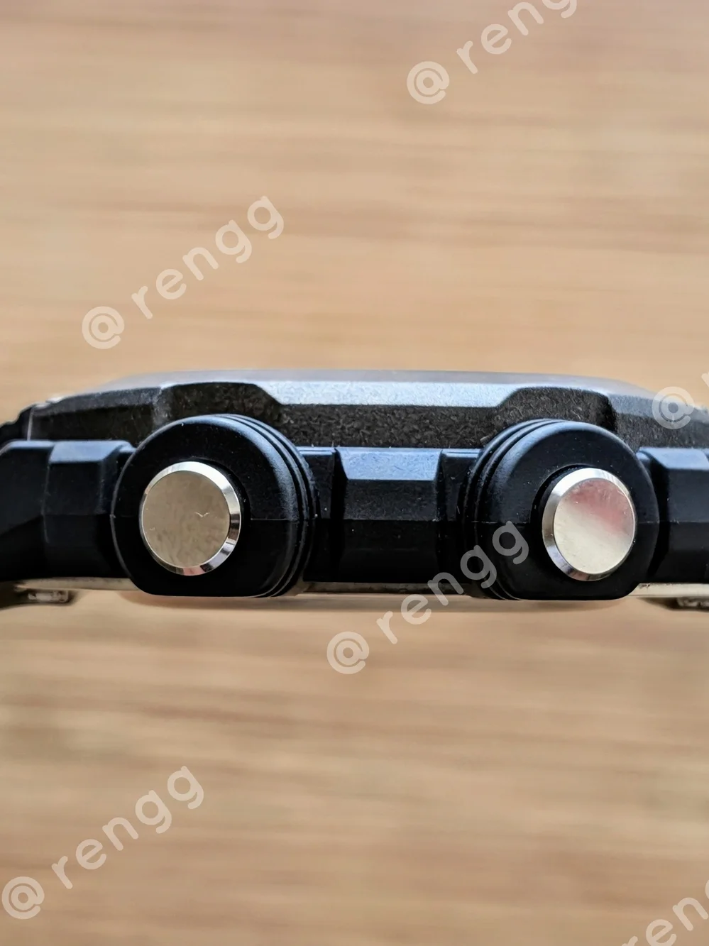 Casio Illuminator Digital Watch - Black Case with Tan Strap